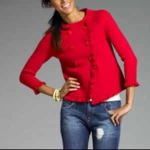 J CREW KATIE SWEATER JACKET SZ M NWT
